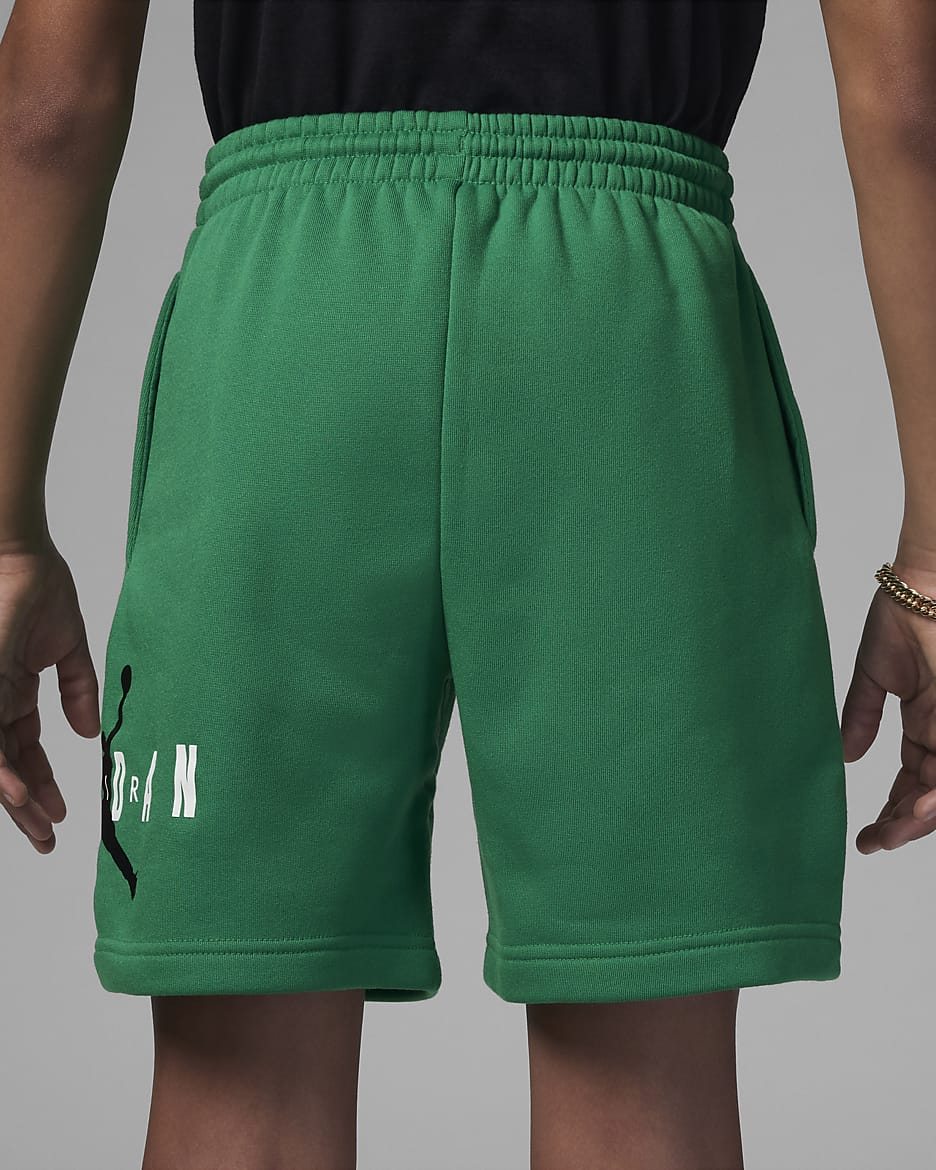 Nike fleece shorts green on sale
